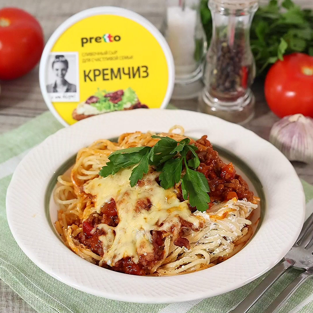 Как приготовить Запеченные спагетти