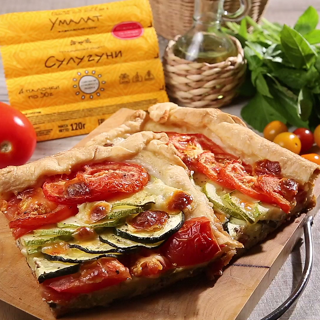 Как приготовить Тарт с овощами и сулугуни
