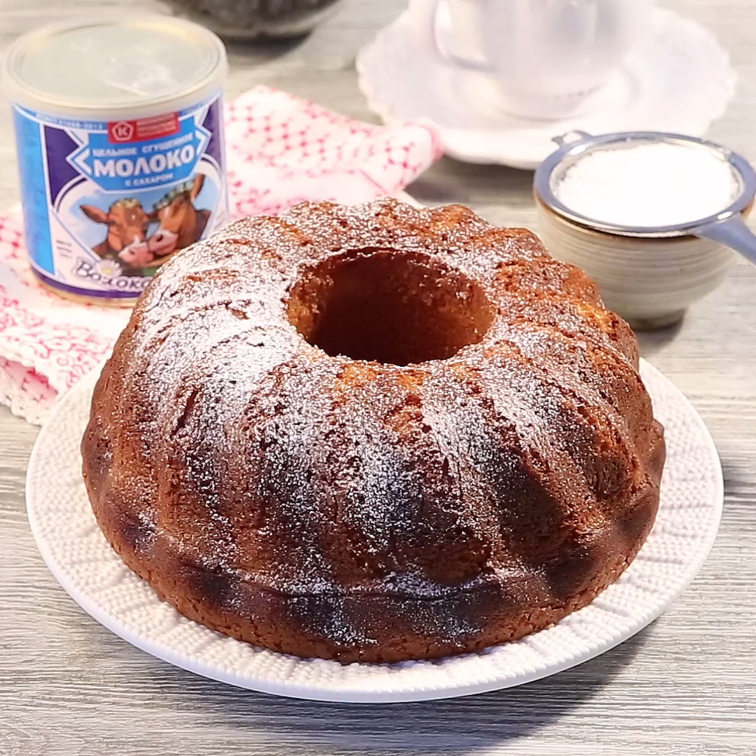 Как приготовить Кекс со сгущенкой